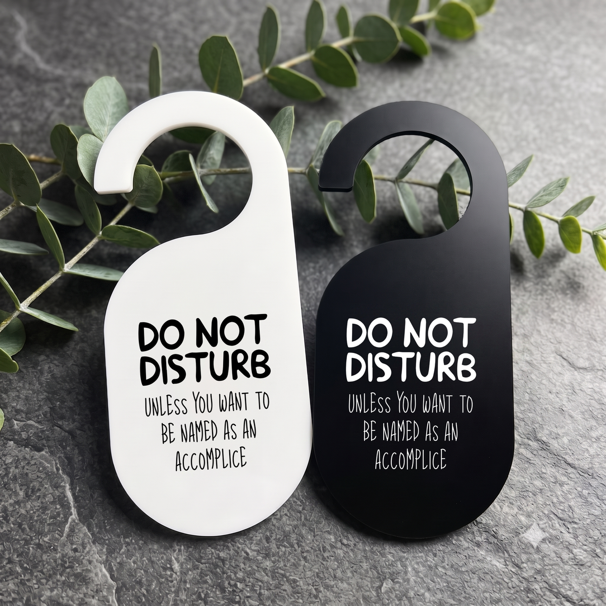 Wildflower Acrylic Door Hanger