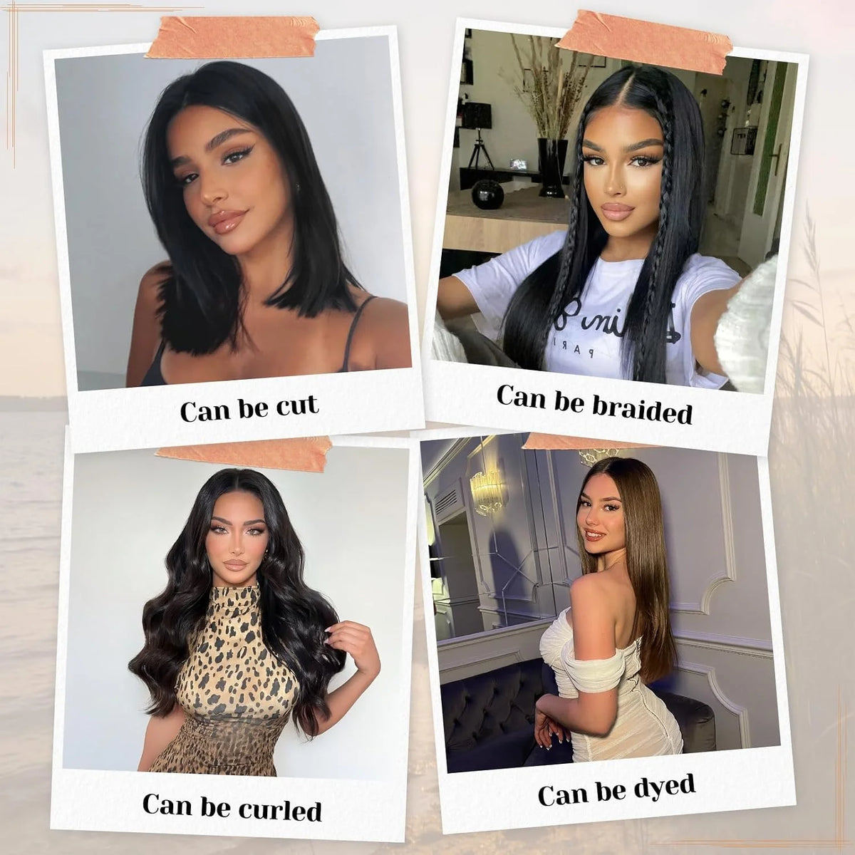 Natural Color Bone Straight Human Hair Wig 13x4 13x6 HD Transparent Lace 40 46 Inch 200% Density Pre Plucked Baby Hair Soft Silky Minimal Shedding For Women