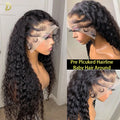 13x4 HD Lace Frontal Wig 13x6 Curly Human Hair Wigs Water Wave Human Hair Wig 30 40 Inch Loose Deep Wave Brazilian Choice Black