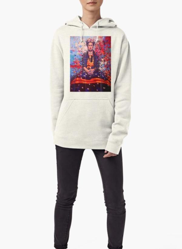 Frida-Vogue Women HOODIE GRAY