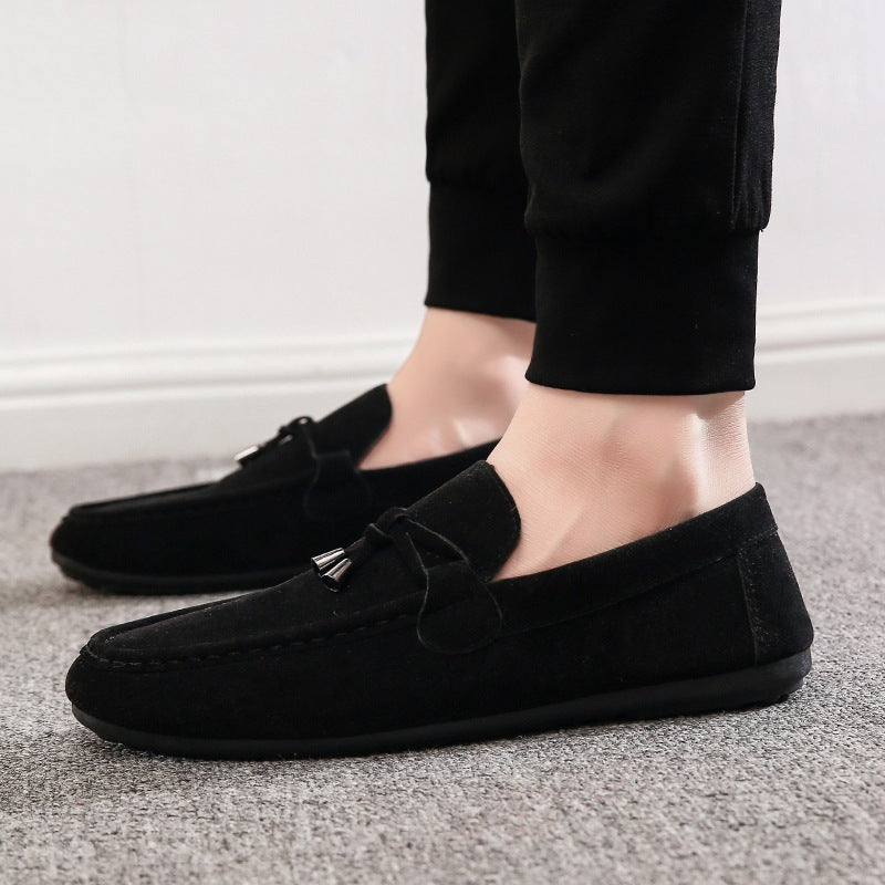 Men's Korean Leisure Cloth Loafer Shoes