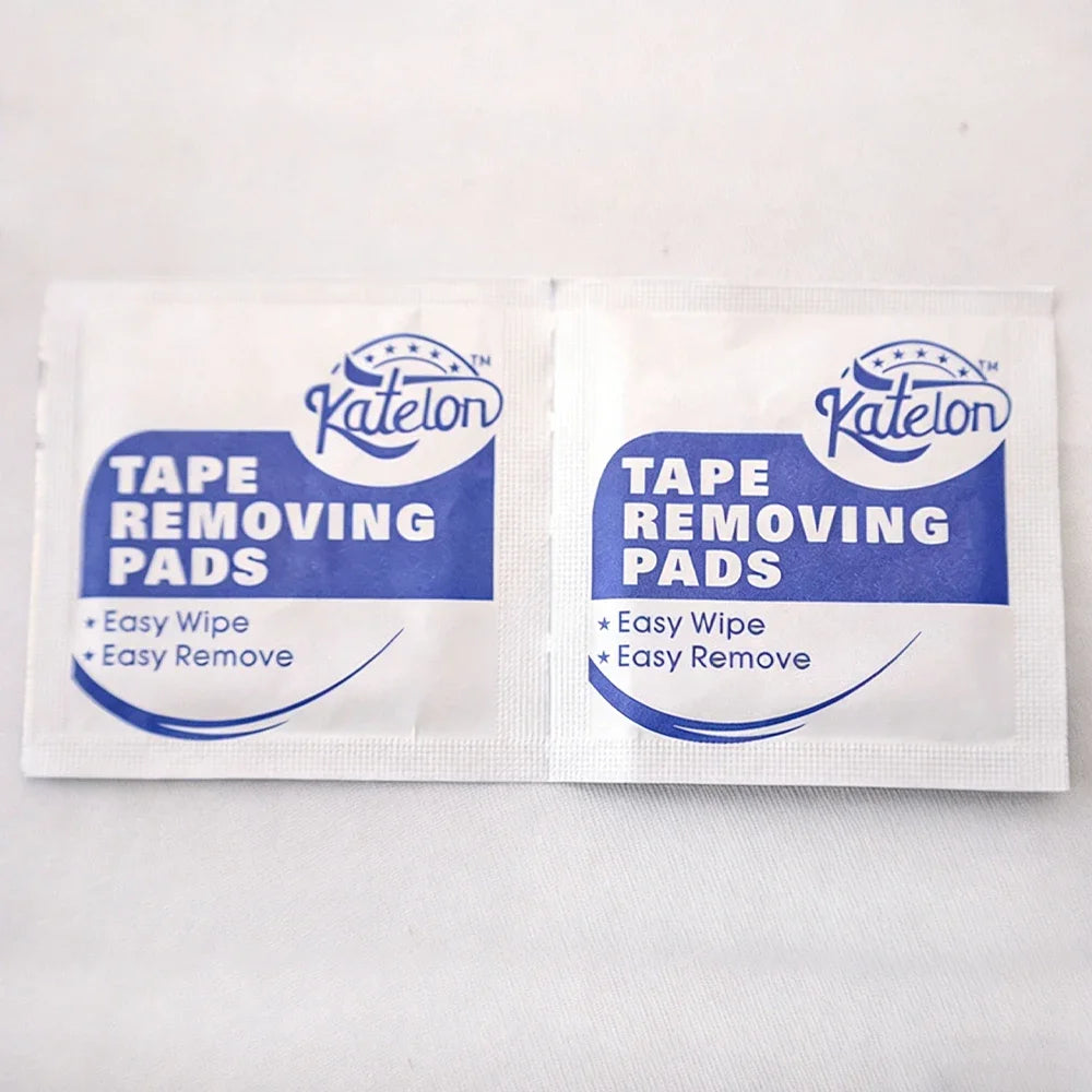 Adhesives Removal Wipes To Clean Wig Glue And Tape 80PCs/BOX Wig Cleaning Pads For Adhesive Area And Hair System Glue Remove