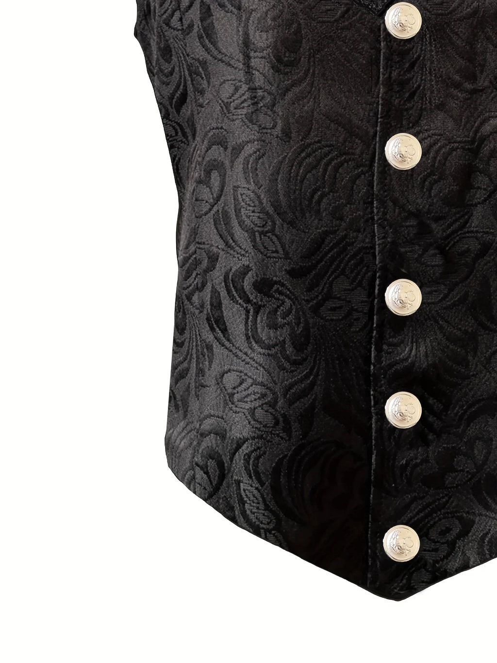 Men's vest retro jacquard vest British style business casual top American style shoulder