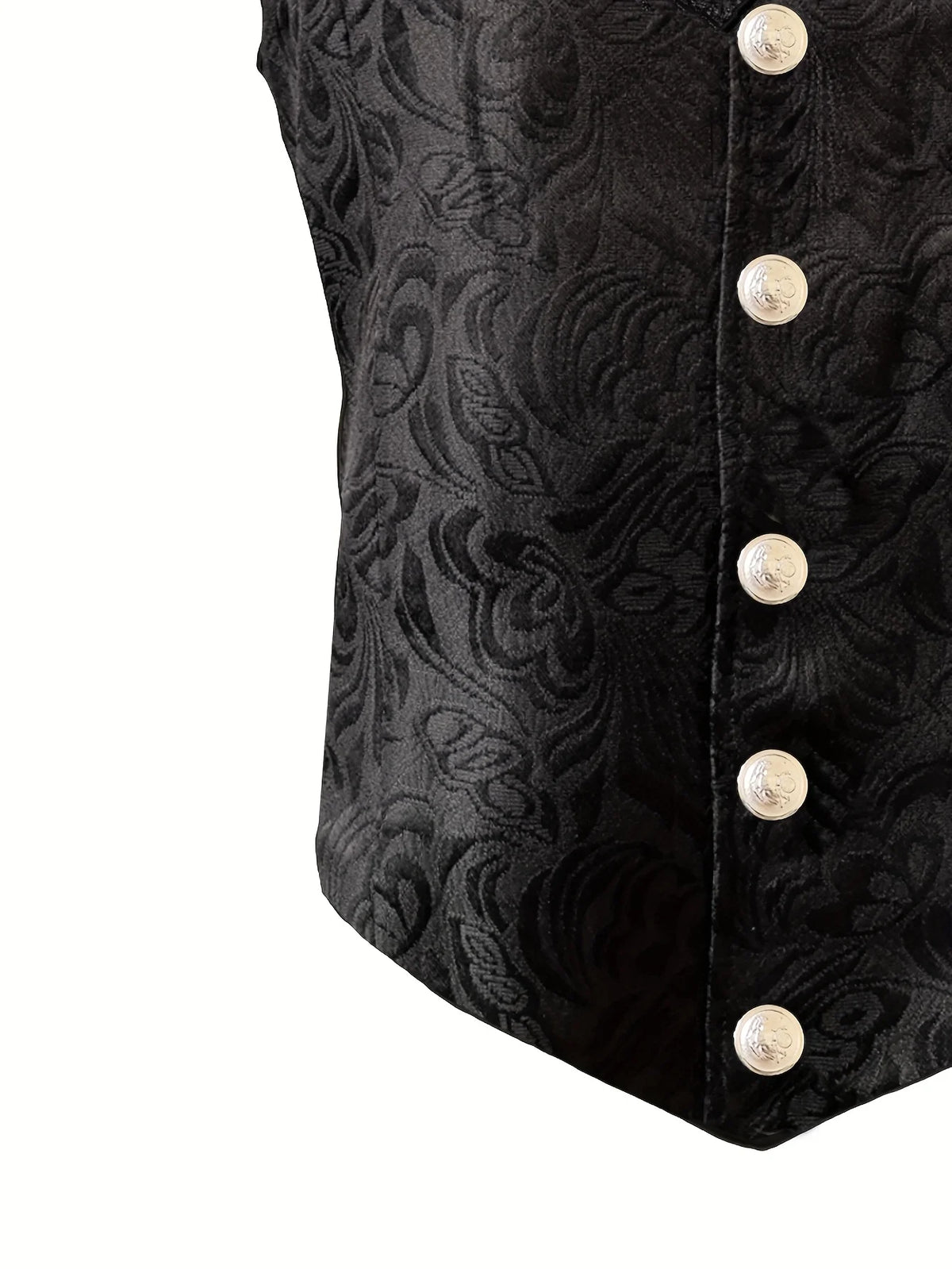 Men's vest retro jacquard vest British style business casual top American style shoulder