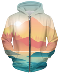 First Person Kayak Unisex ZIP HOODIE