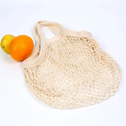 Reusable Organic Cotton Mesh Bag - Plastic Free Zero Waste Shopping