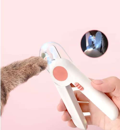 Pet Nail Clipper with LED Light for Safe Grooming