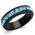 IP Black(Ion Plating) Stainless Steel Ring with Top Grade