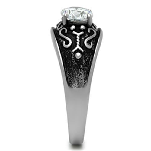 High polished (no plating) Stainless Steel Ring with AAA Grade