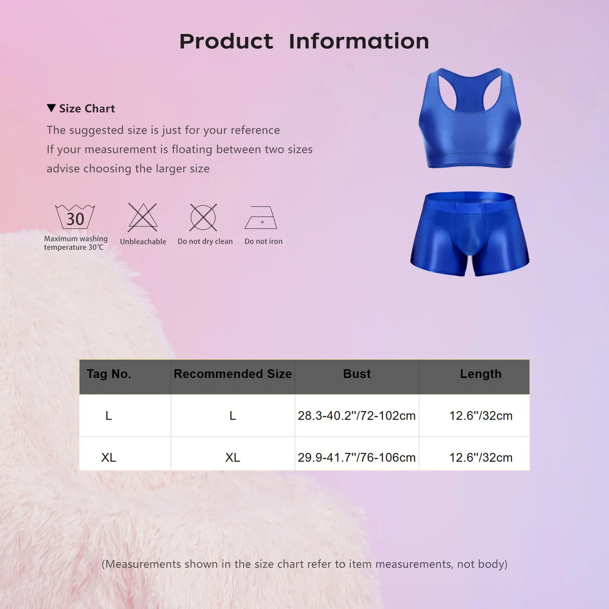Men Glossy Stretchy Fitness Outfit U Sleeveless Crop Top Vest And Low Rise Boxer Nightwear Underwear Bathing Suit Workout Wear
