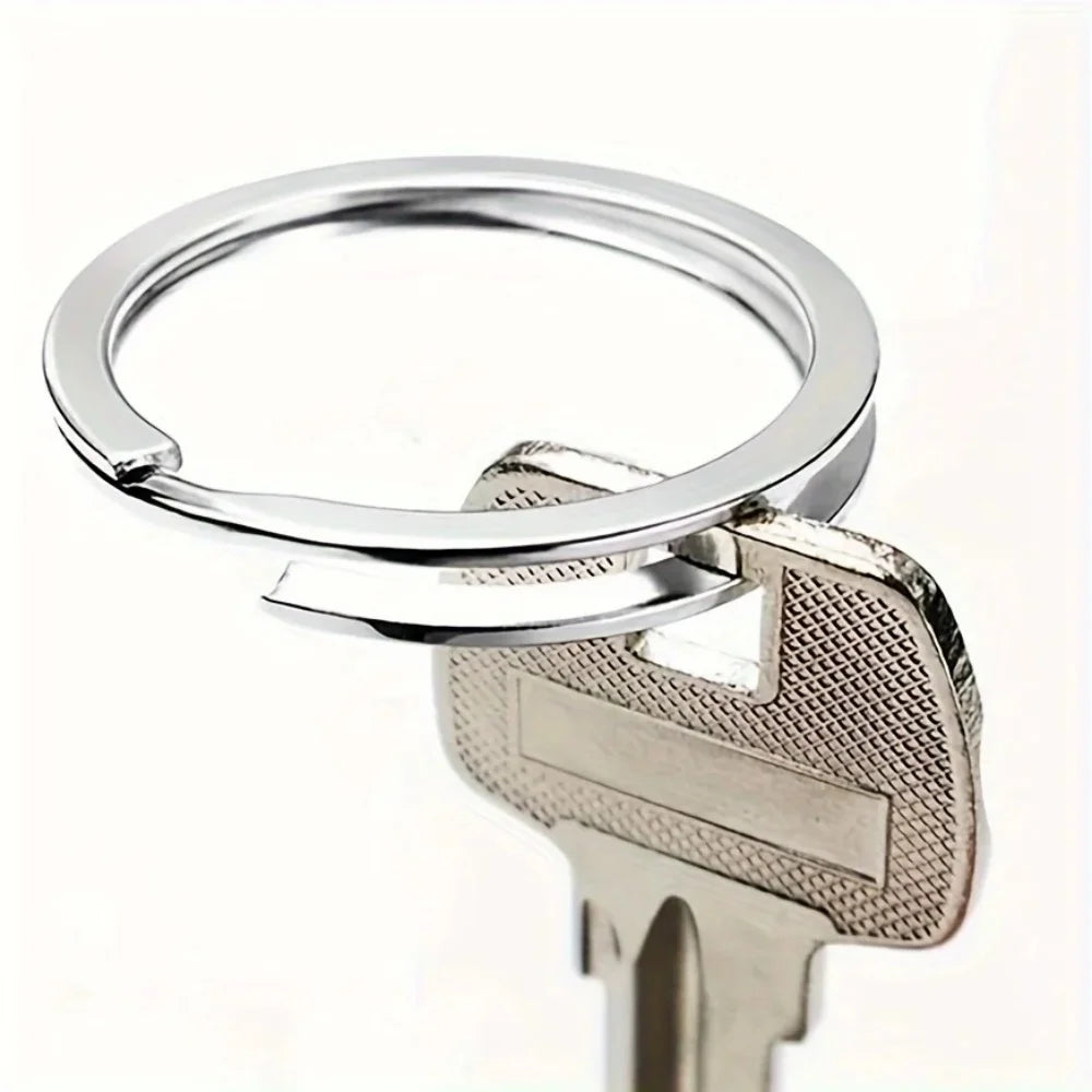 10/20/40pcs Split Key Rings Keyrings, Key Rings Bulk, Flat Keychain Ring Split Key Ring For Home Car Keys Bag Hanging Accessory