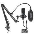 Studio Condenser USB Microphone for Streaming & Podcasting