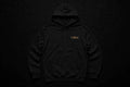 VIBEZ Hoodie Black - Gold Chest Logo & Back Design Unisex