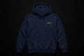 VIBEZ Hoodie Navy - Gold Chest Logo & Back Design Unisex