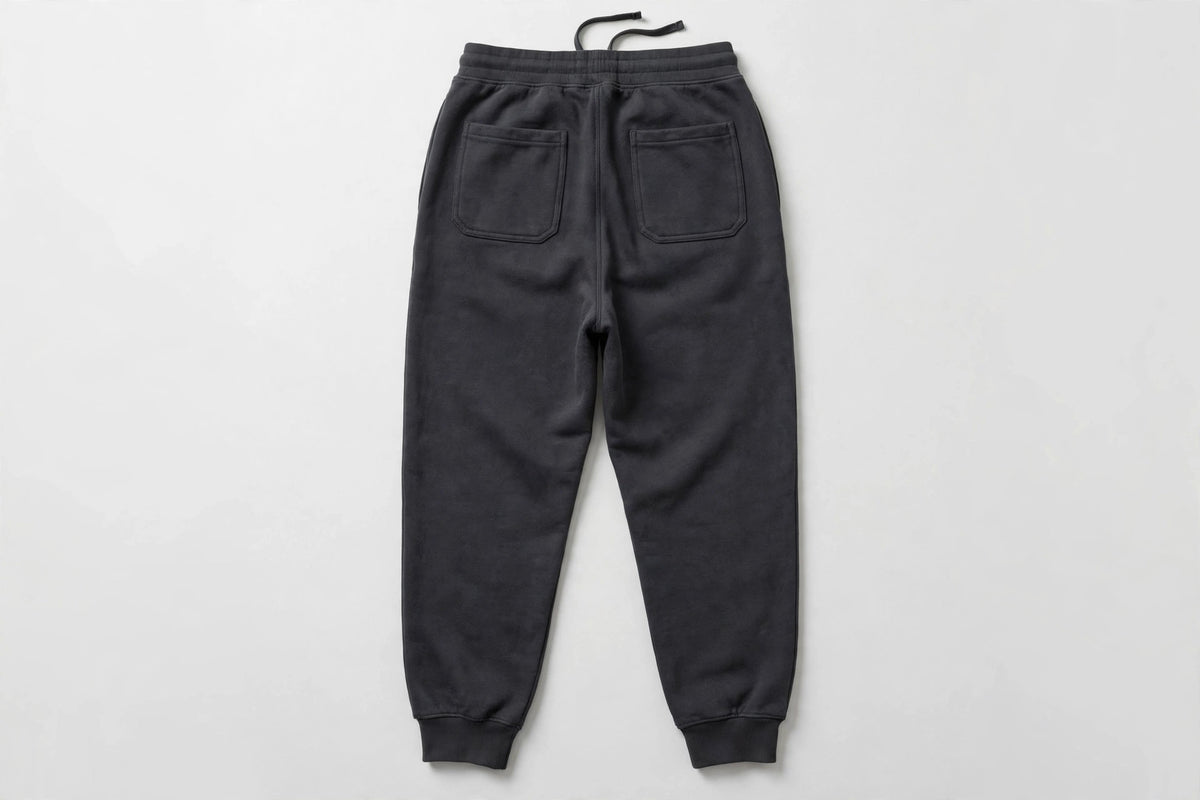 VIBEZ Heavyweight Sweatpants Gray - Gold Thigh Logo Unisex