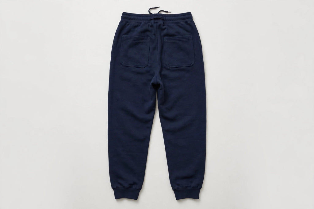 VIBEZ Heavyweight Sweatpants Navy - Gold Thigh Logo Unisex