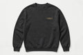 VIBEZ Sweatshirt Gray - Gold Chest Logo & Back Design Unisex