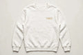 VIBEZ Sweatshirt White - Gold Chest Logo & Back Design Unisex